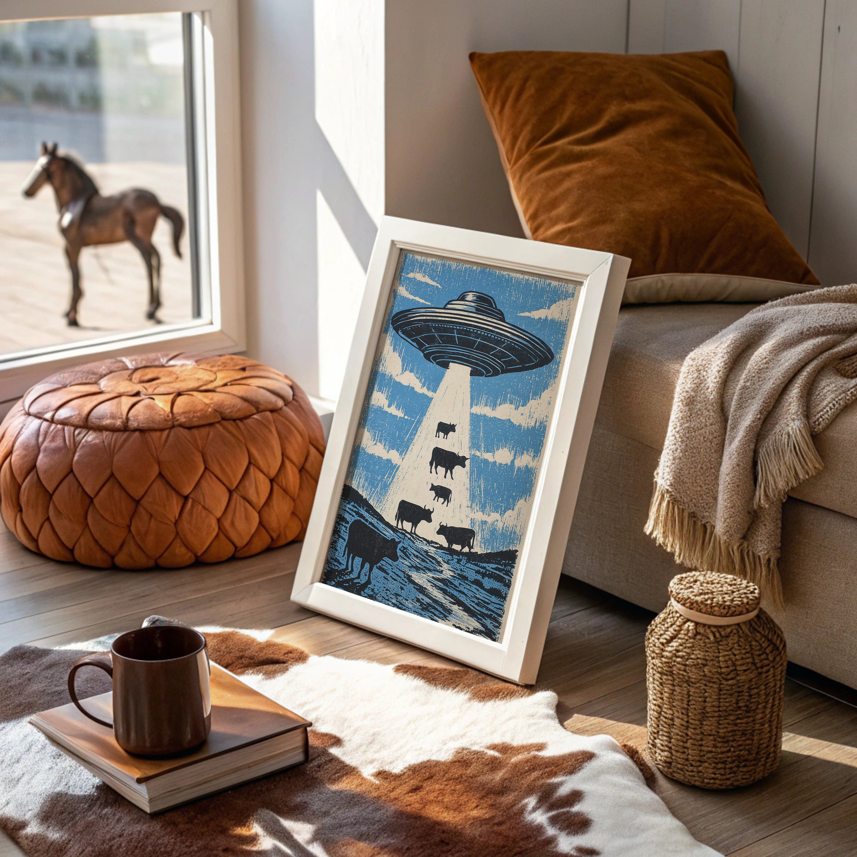 Cosmic Cattle Abduction