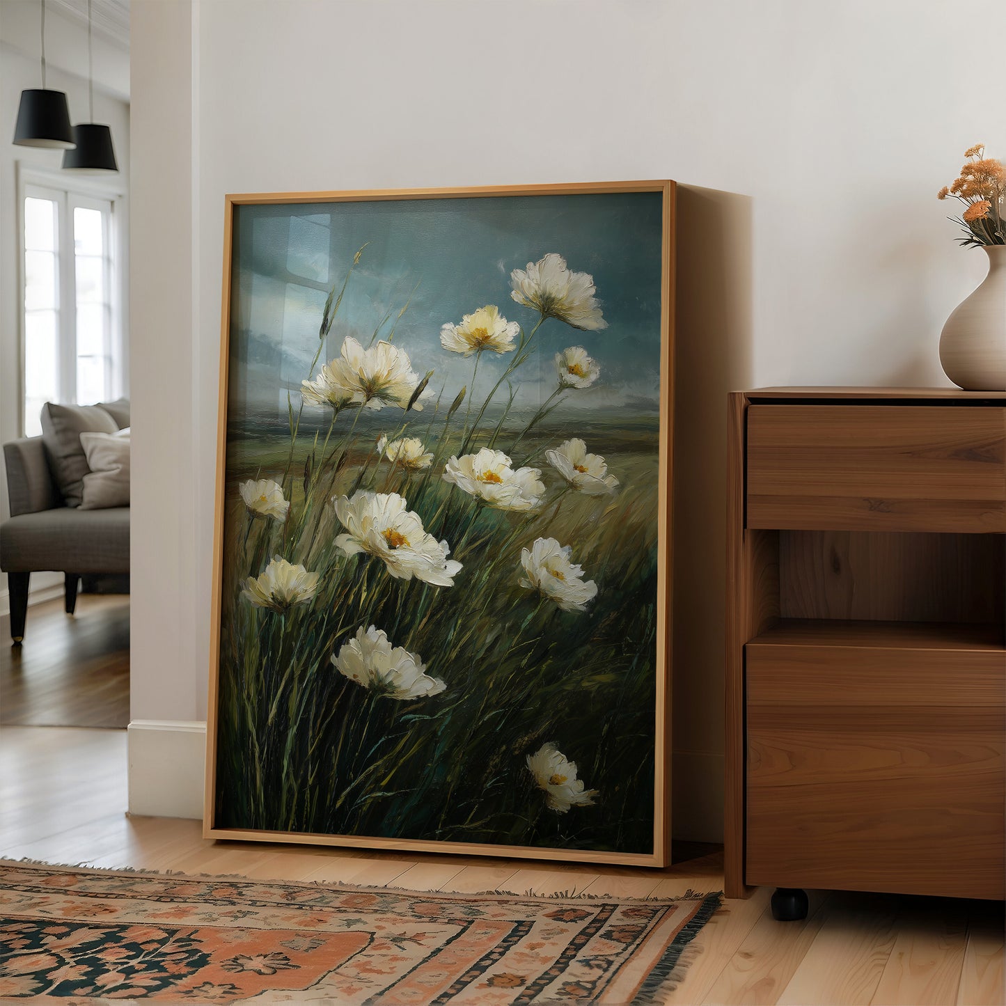 Windswept Cosmos Defy Stormy Skies