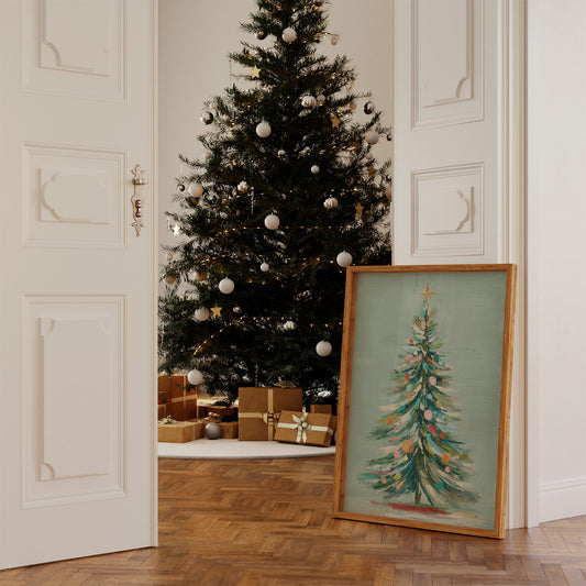 Pastel Evergreen: A Holiday Symphony