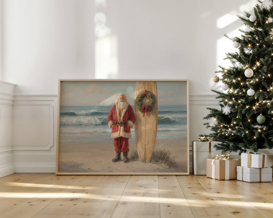 Holiday Tides: Santa's Coastal Retreat