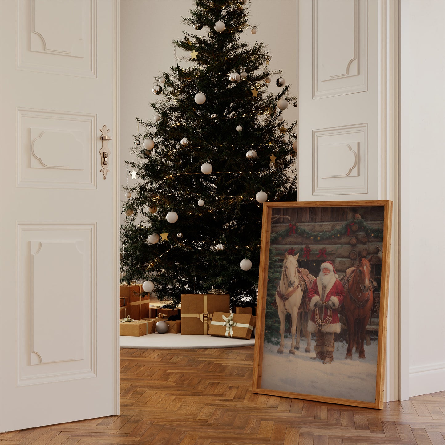 Frontier Christmas: Santa's Western Sleigh Team