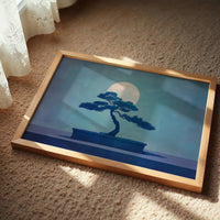 Moonlit Bonsai Whispers Eternal Patience