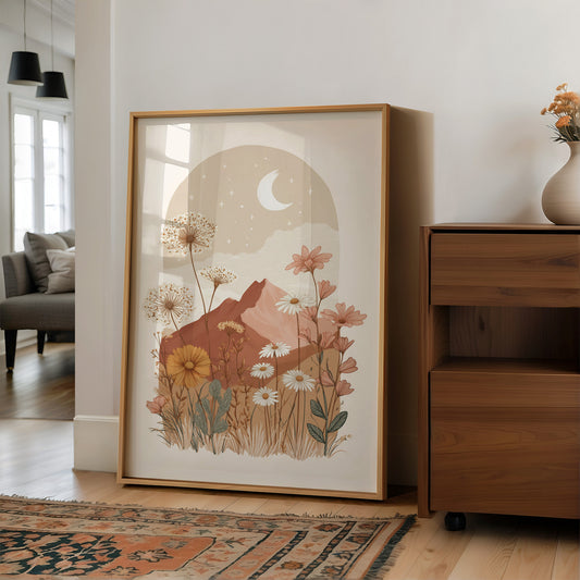 Moonlit Meadow's Terracotta Dreams