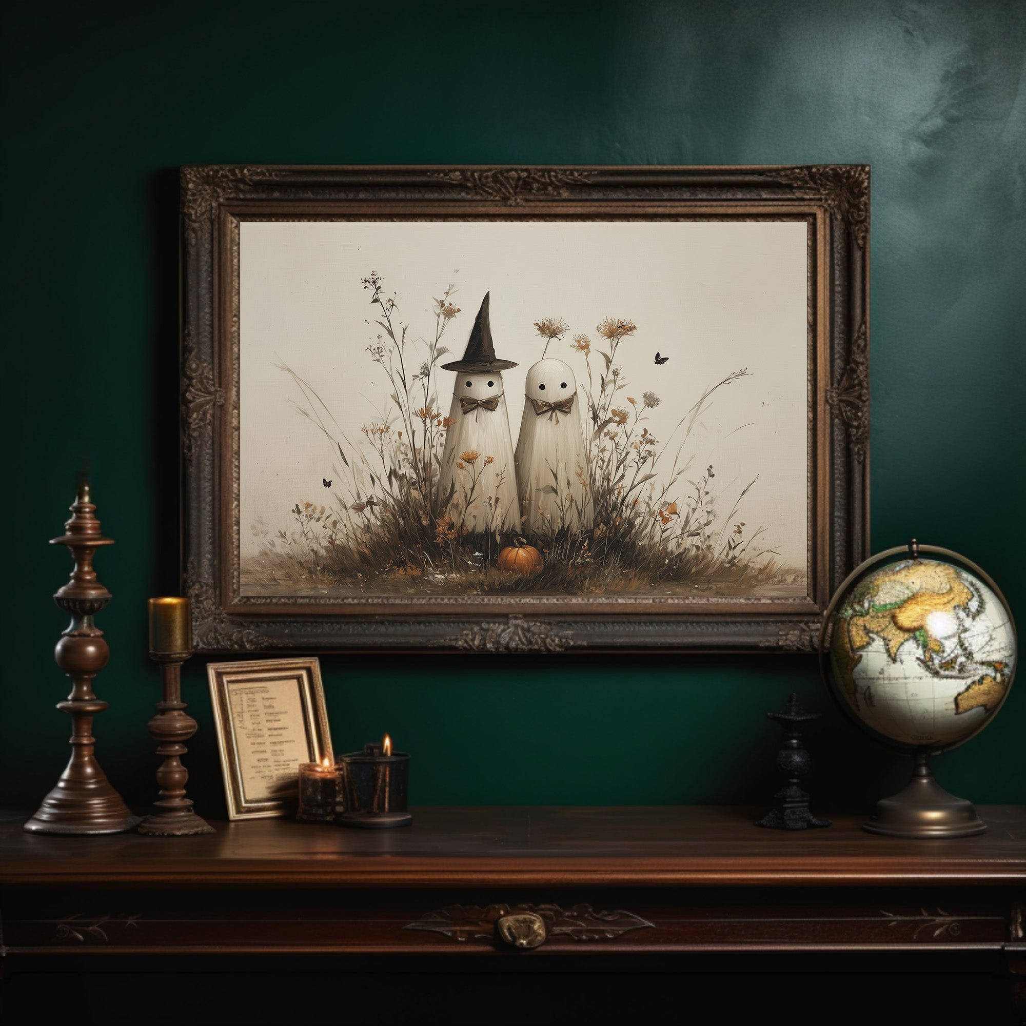 Spectral Companions in Autumn Meadow