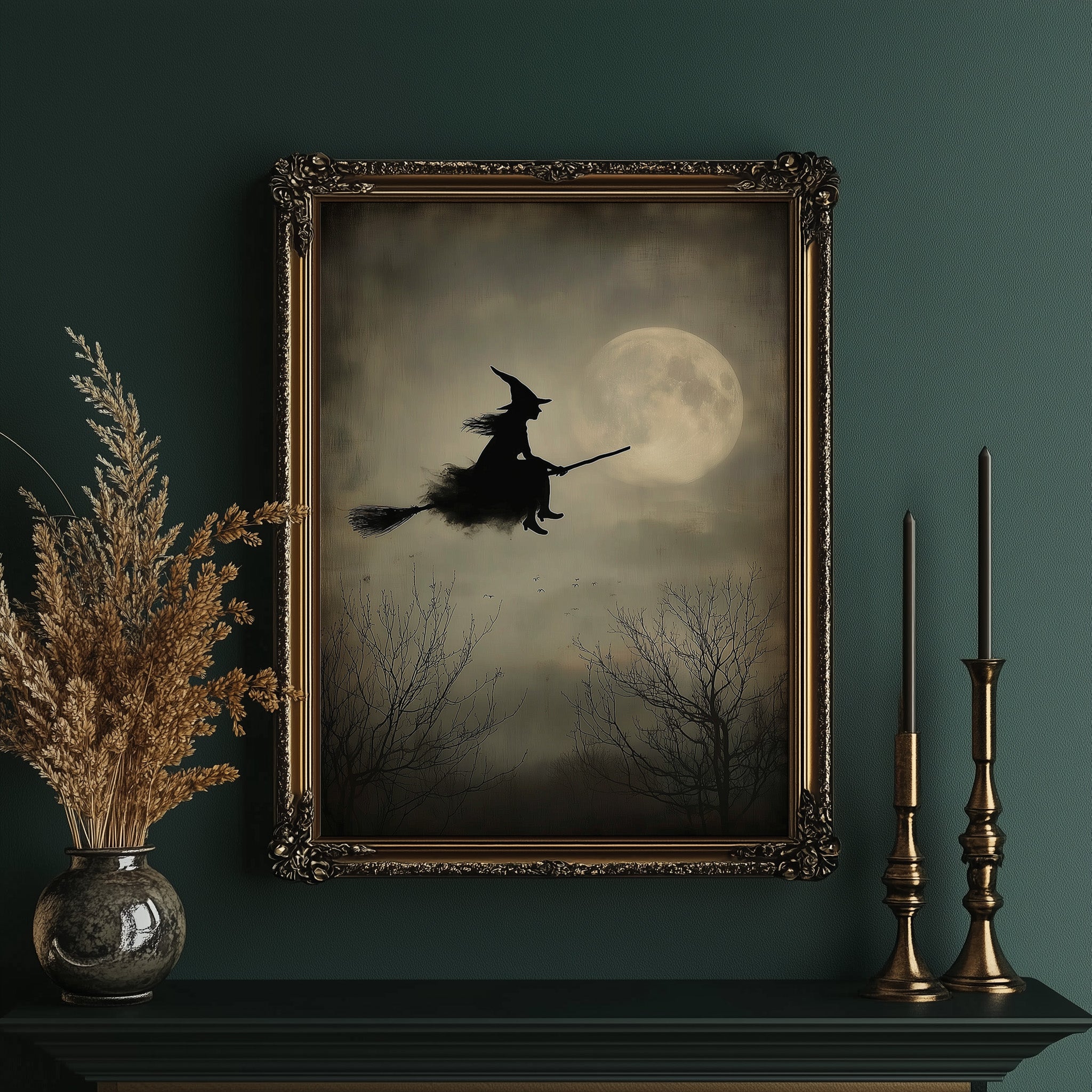 Midnight Journey Across Harvest Skies
