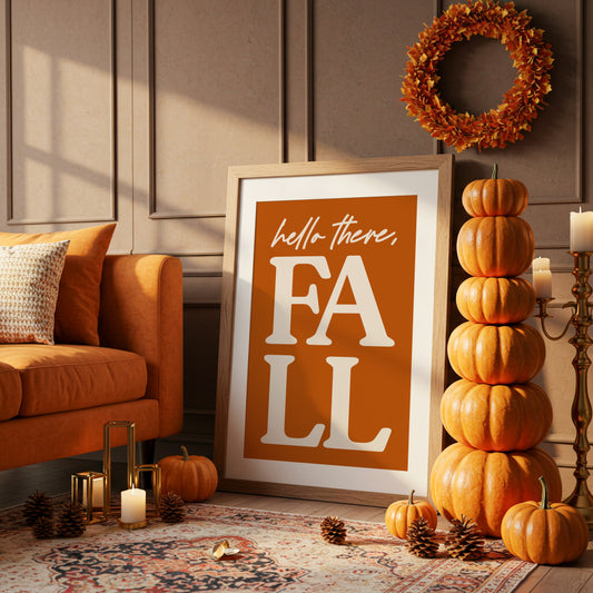 Autumn Greetings In Bold Letters