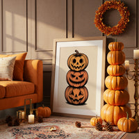 Stacked Gourds Tell October Tales