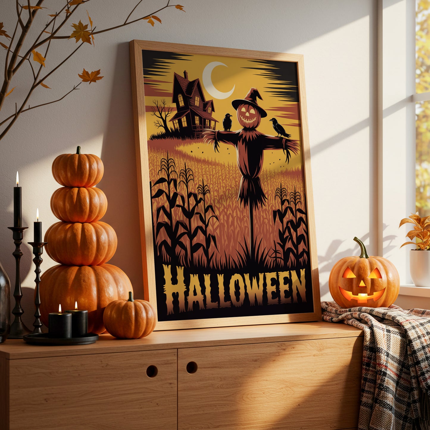 Harvest Moon Guards Autumn Fields