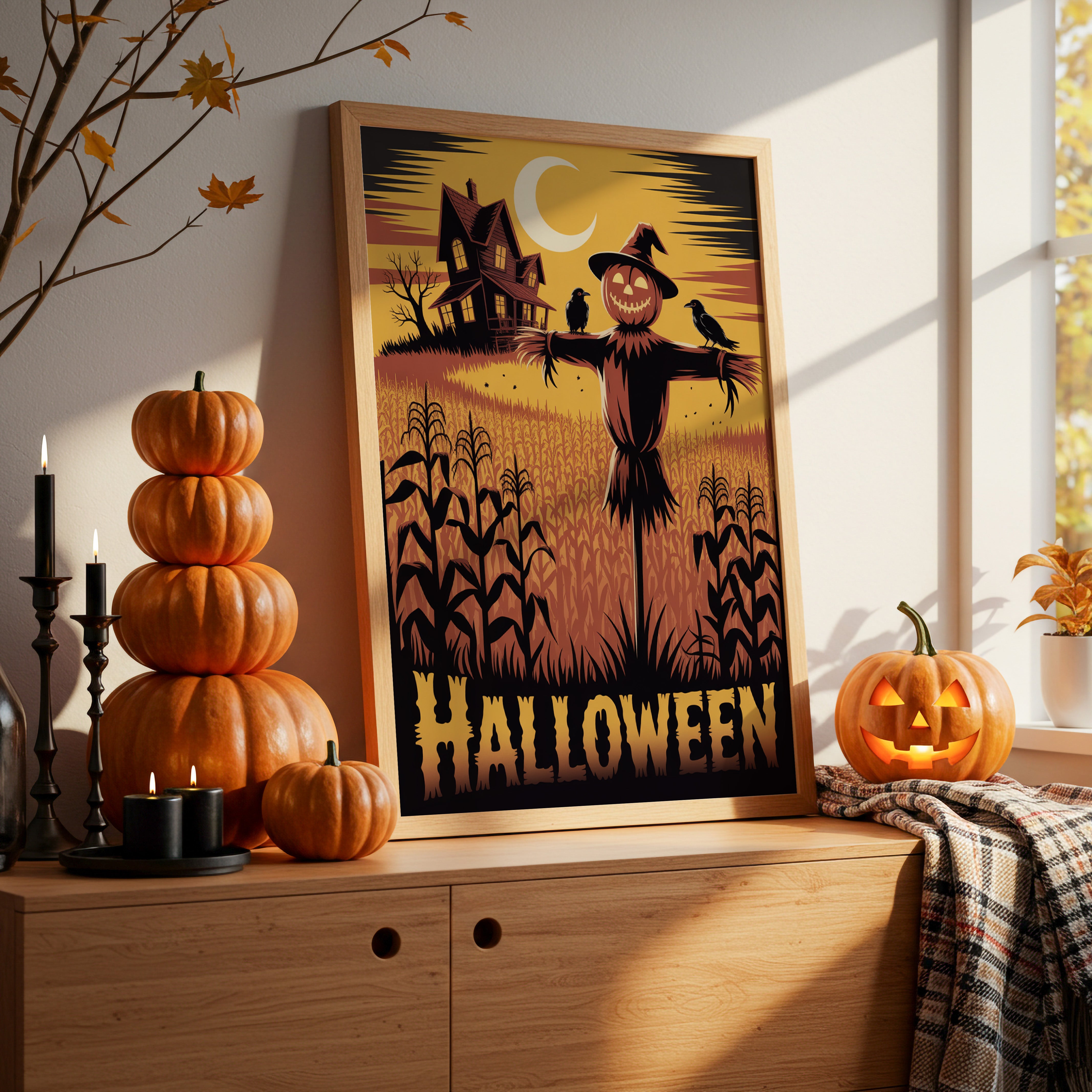 Harvest Moon Guards Autumn Fields