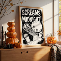 Moonlit Graveyard Awakens Ancient Bones