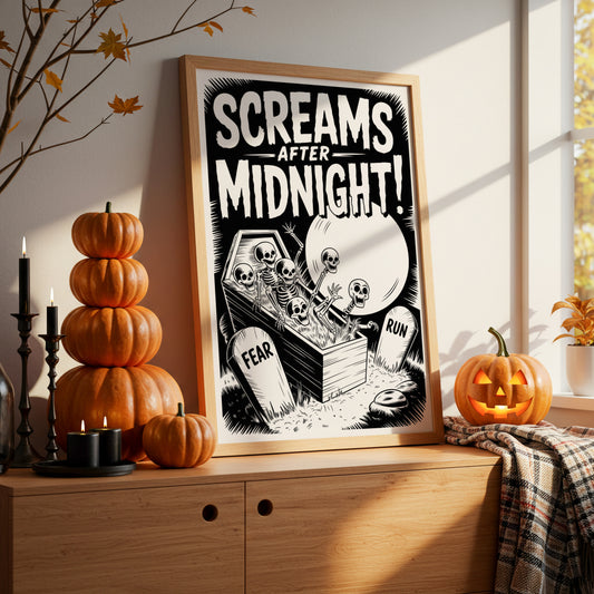 Moonlit Graveyard Awakens Ancient Bones