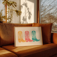 Pastel Boots March Forward Together