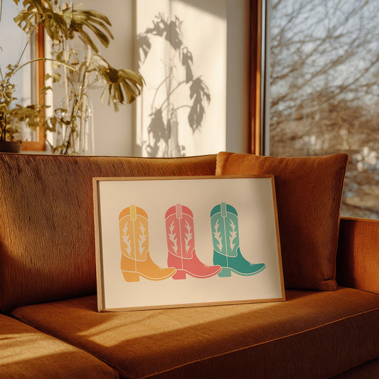 Pastel Boots March Forward Together