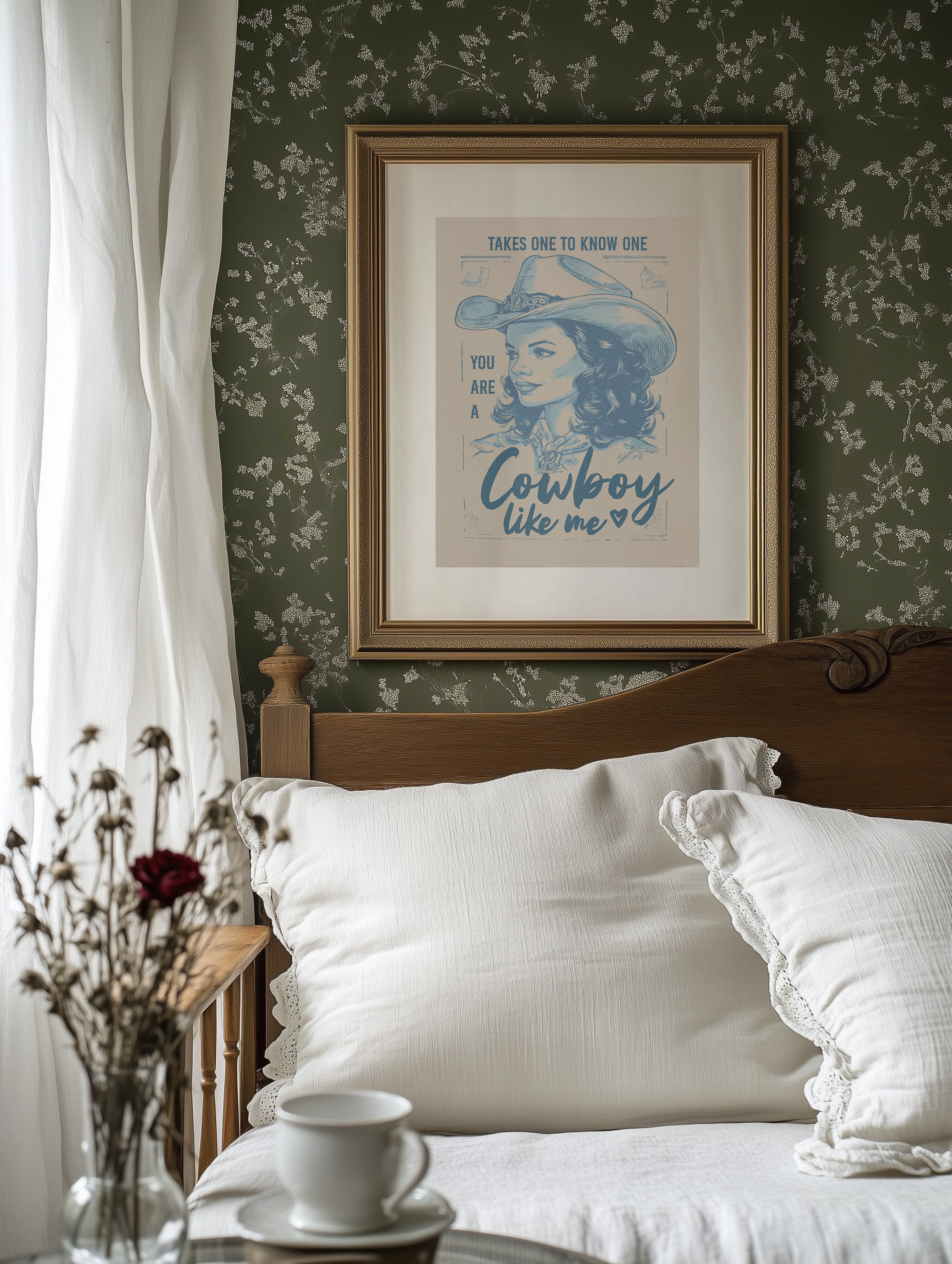 Teal Boots And Vintage Charm