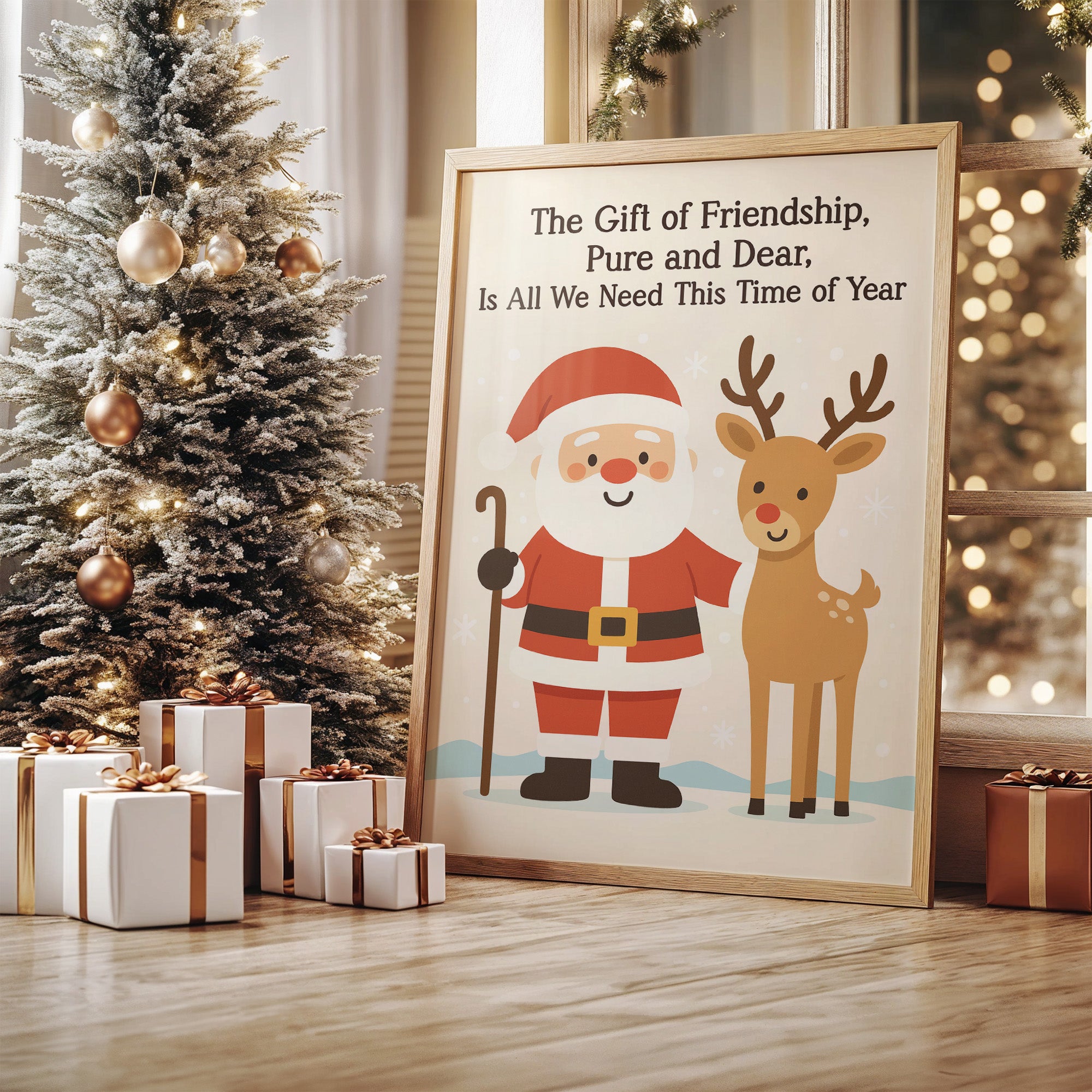 Winter Companions Share Festive Joy