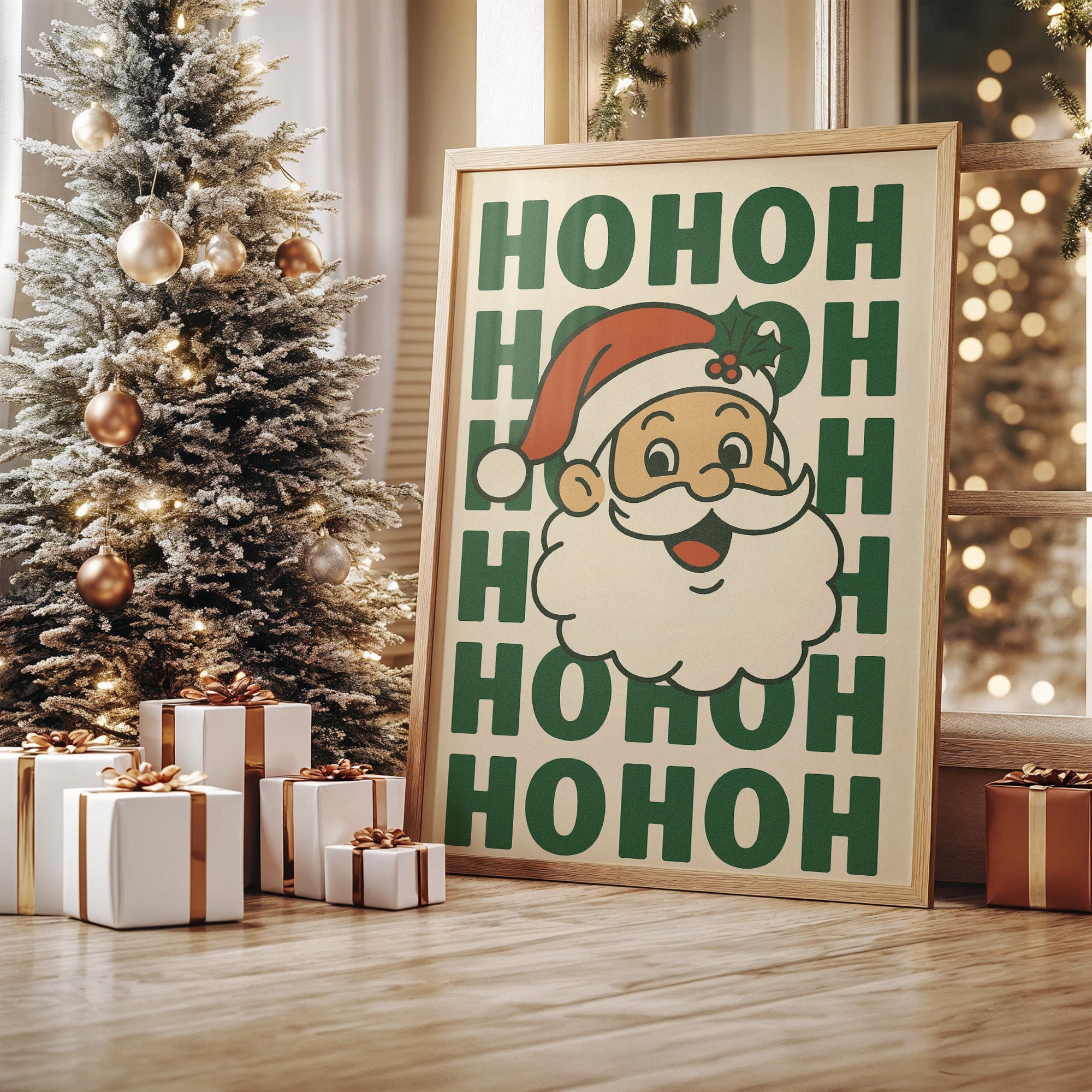 Jolly Nostalgia In Festive Frame