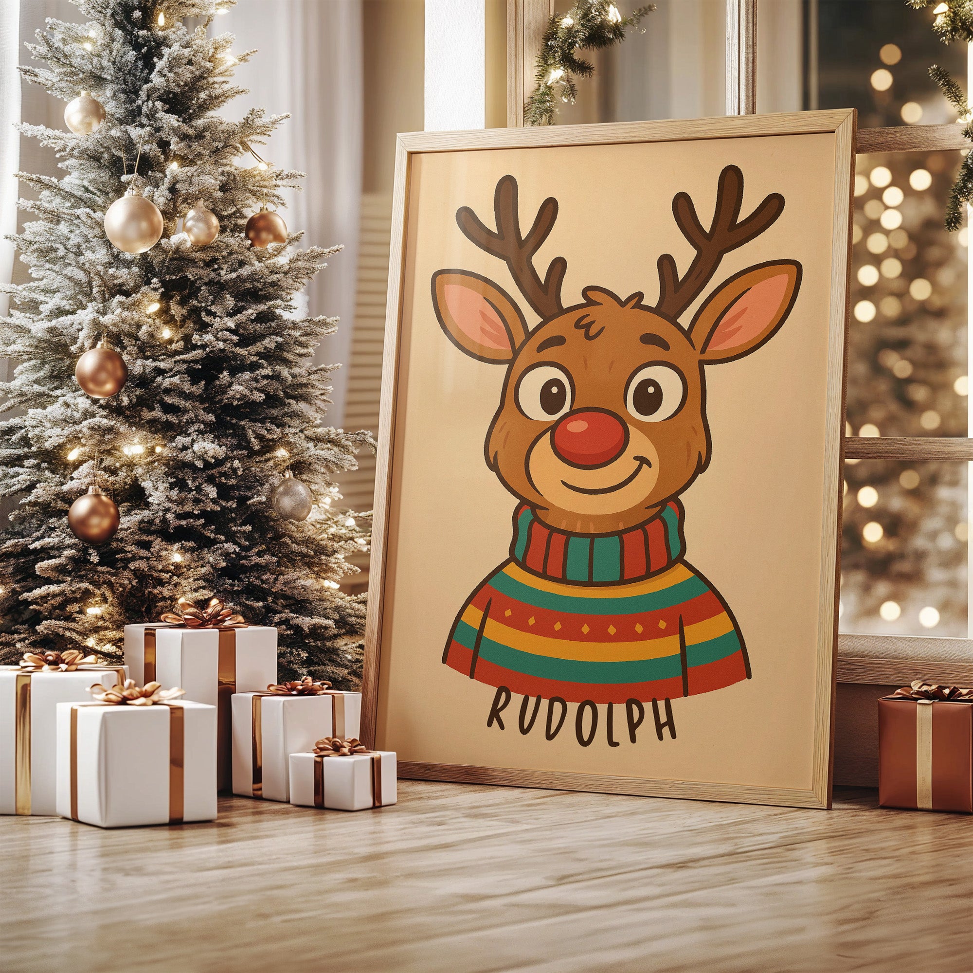 Reindeer Charm Brings Holiday Cheer