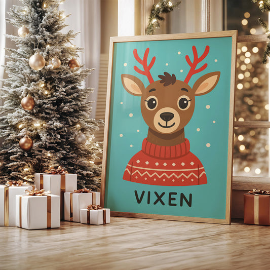 Vixen Wears Winter's Warmth