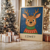 Reindeer Tales Under Frosted Lights