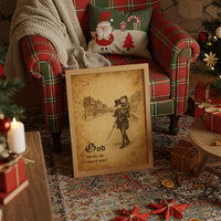 Victorian Streets At Christmas Time