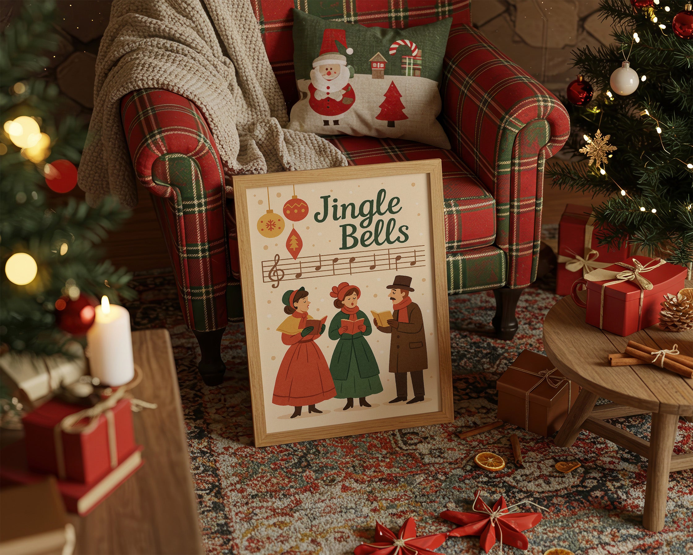 Carolers Sing Nostalgic December Melodies