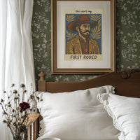 Cowboy Blues On Rustic Boards