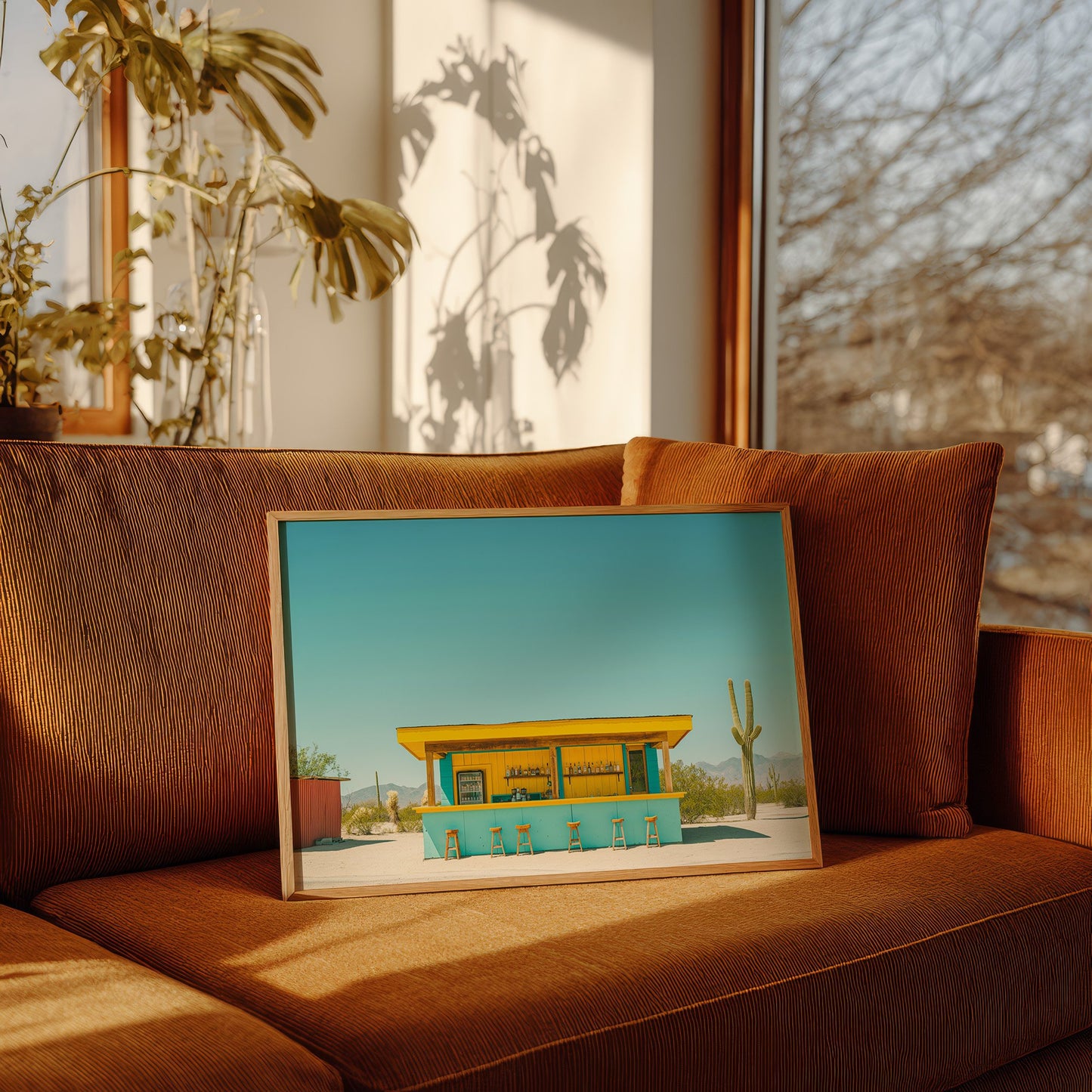 Turquoise Oasis Waits For Travelers