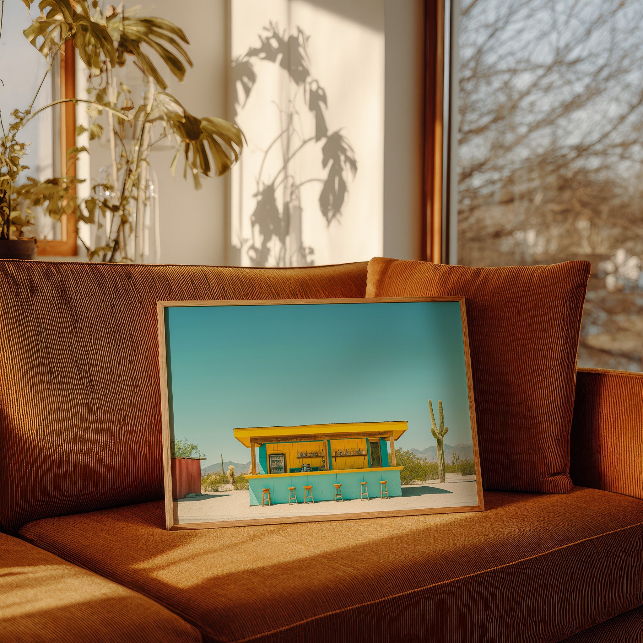 Turquoise Oasis Waits For Travelers