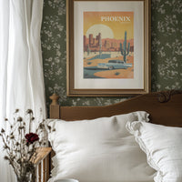 Sunset Cruising Through Desert Horizons