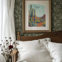 Saguaro Skies Over Painted Trails