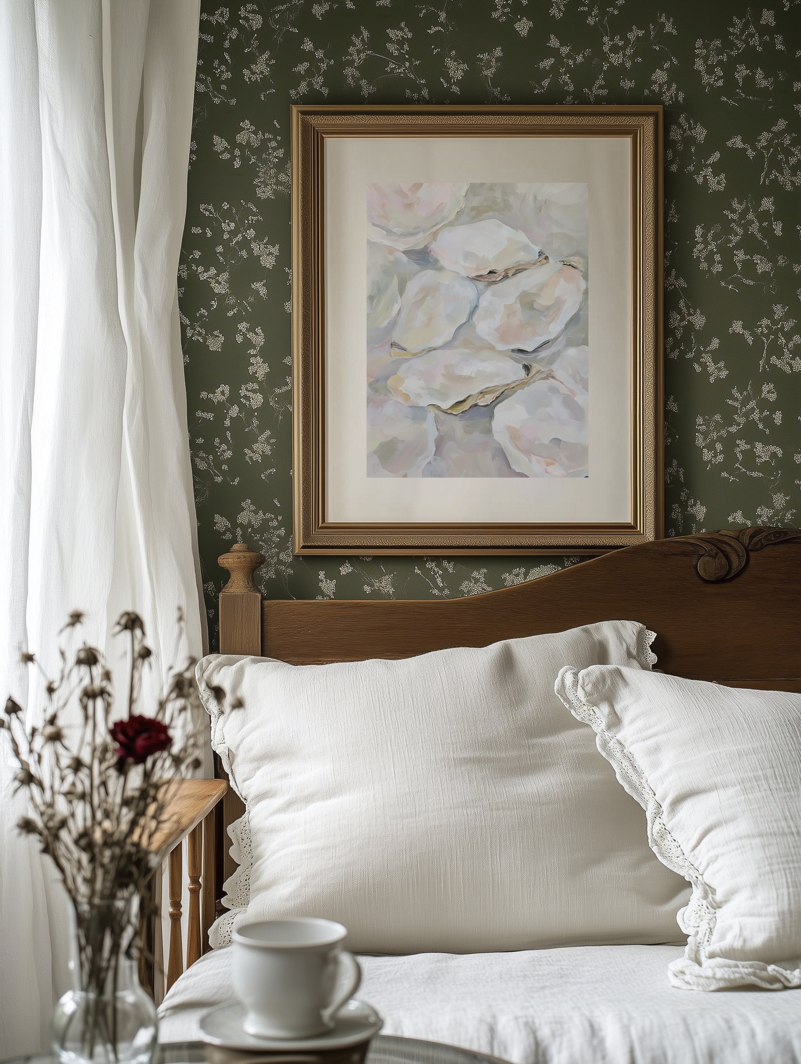Blush Petals Meet Ranch Charm