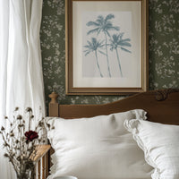 Teal Palms On Desert Afternoons
