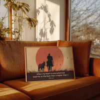 Faith Rides The Crimson Horizon