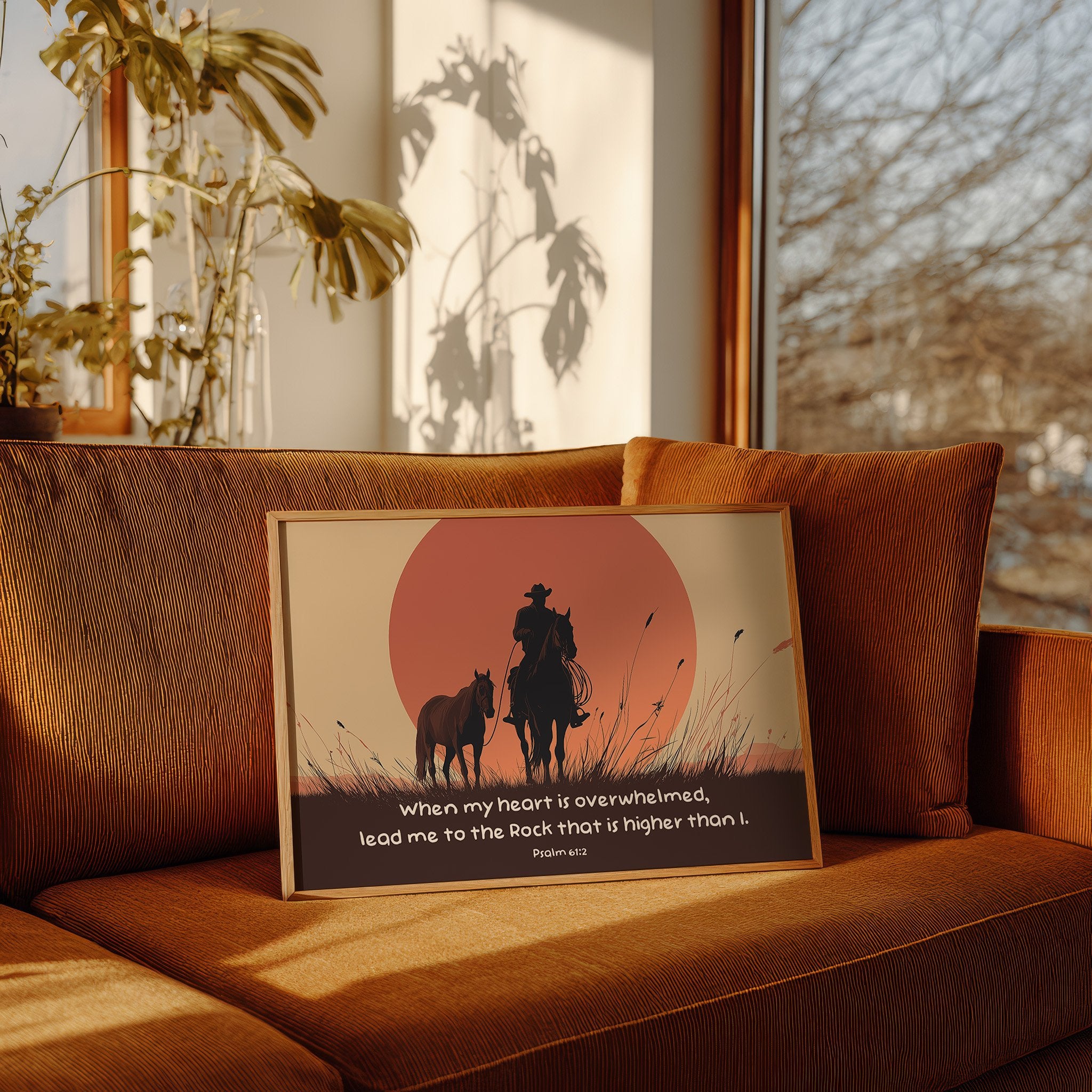 Faith Rides The Crimson Horizon