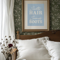 Coastal Words Against Sky Blue