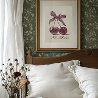 Sweet Burgundy Tied With Affection