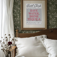 Pink Words On Restaurant Bills