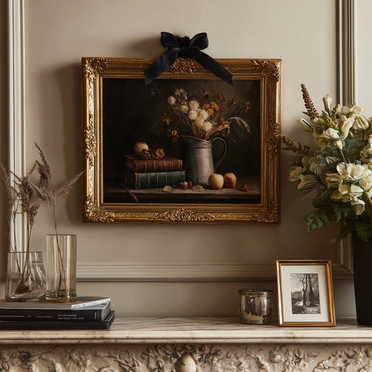 Scholarly Treasures Among Autumn Blooms