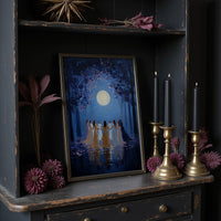 Moonlit Circle Of Ancient Ritual