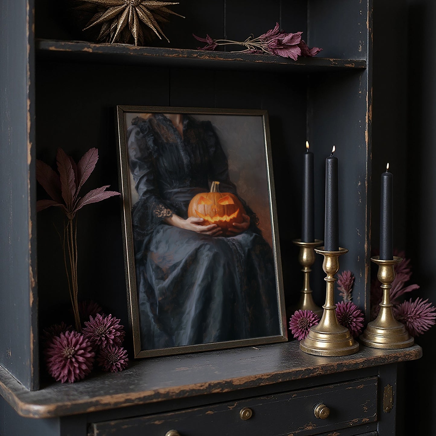 Autumn Fire In Velvet Hands