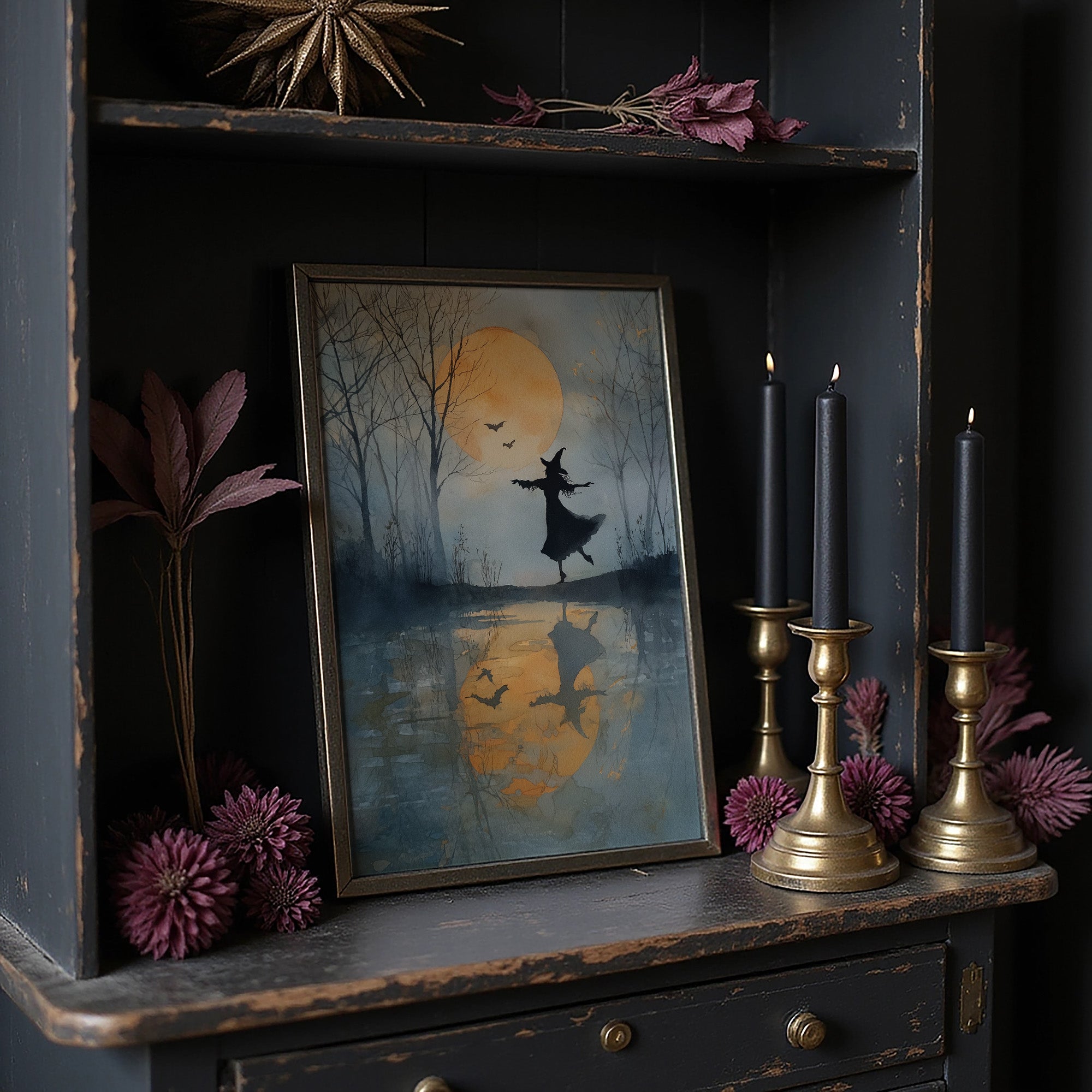 Moonlit Dance Across Still Waters