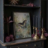 Midnight Wings Among Wild Blooms