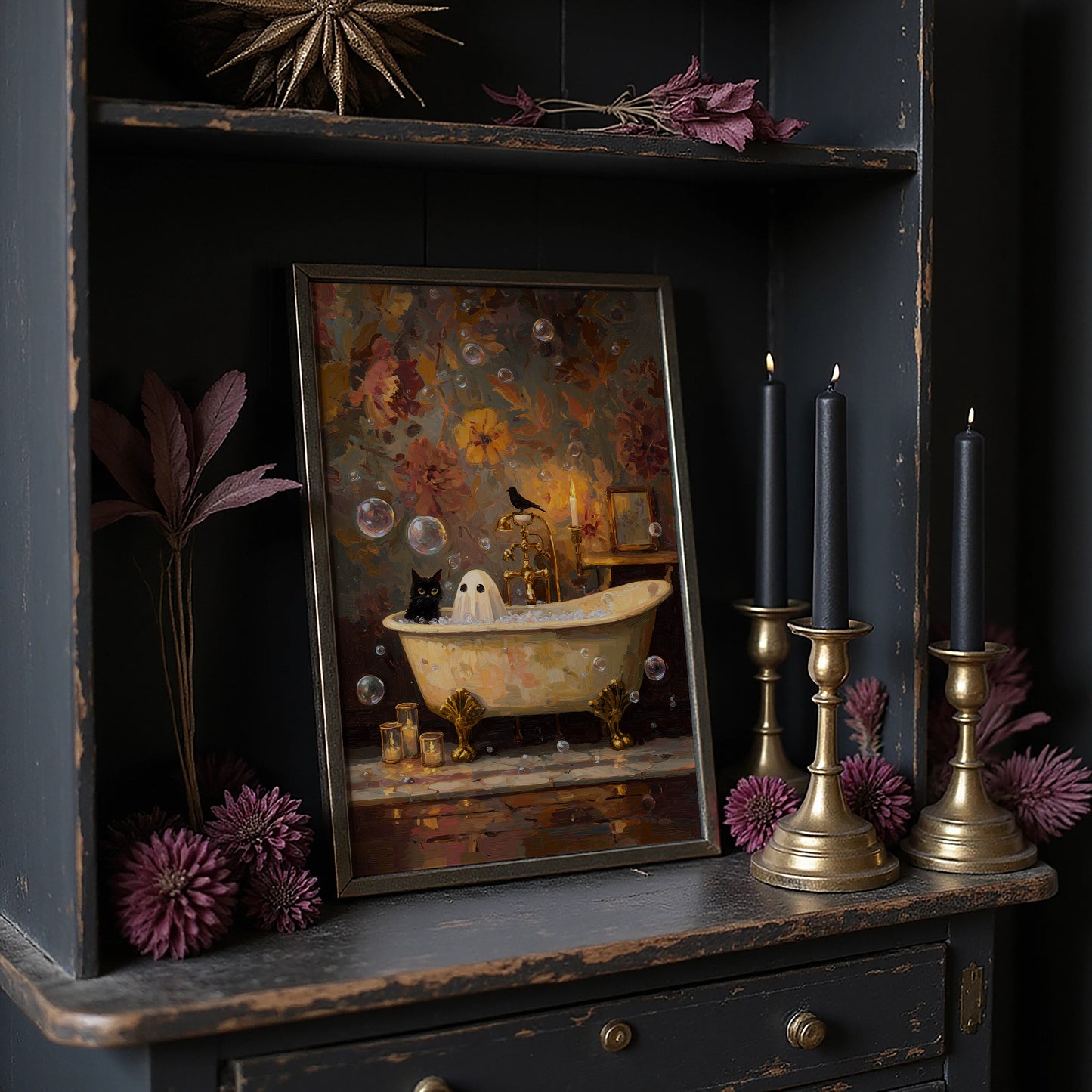 Midnight Soak With Spectral Friend