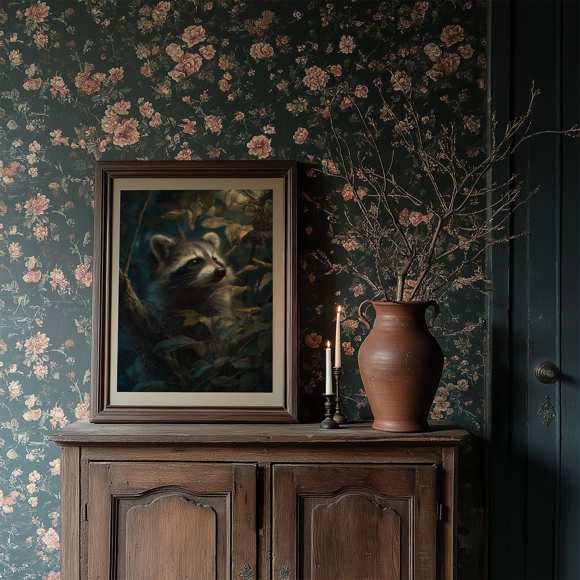 Twilight Scout Among Autumn Leaves