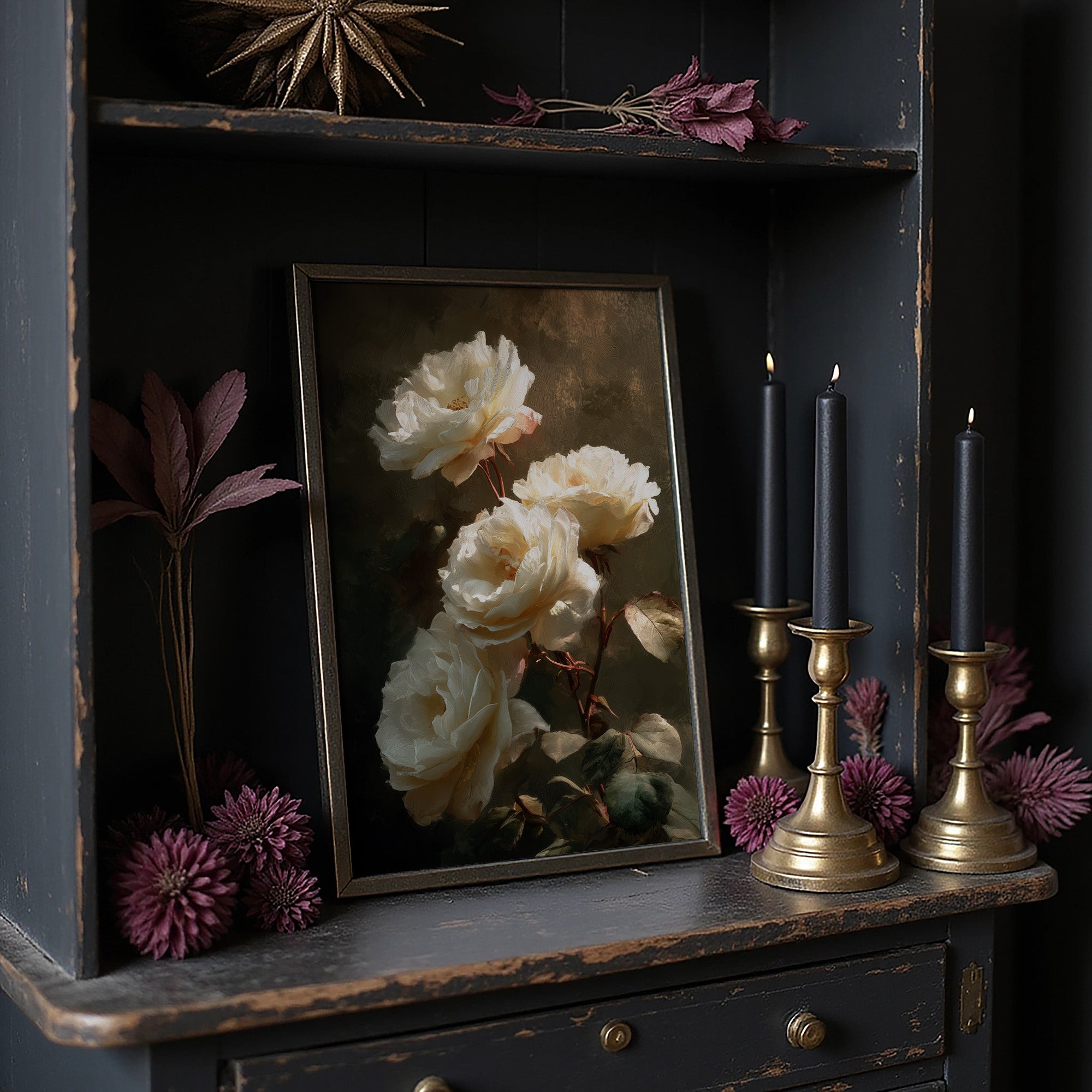 Pale Blooms Against Darkness Speak