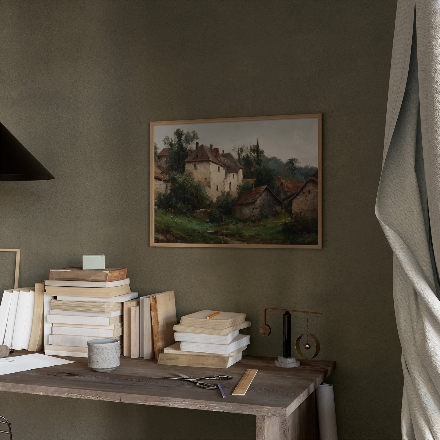 Forgotten Hamlet Among Green Hills