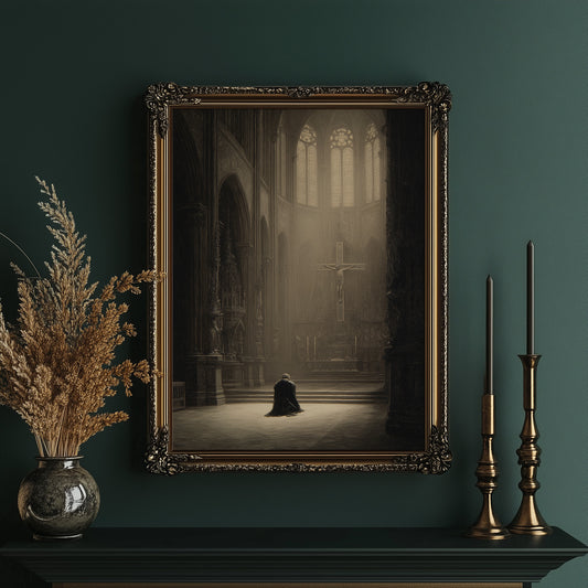 Sacred Solitude In Golden Light