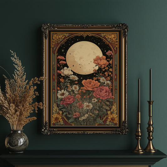 Moonlit Garden Sings Night Songs