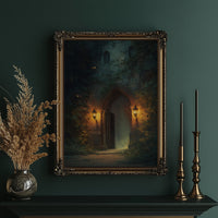 Lanterns Guide Through Forgotten Doors