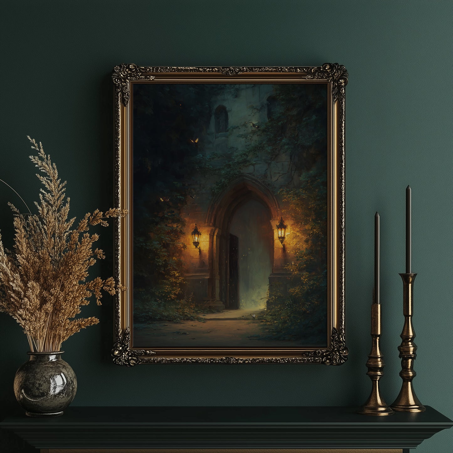Lanterns Guide Through Forgotten Doors